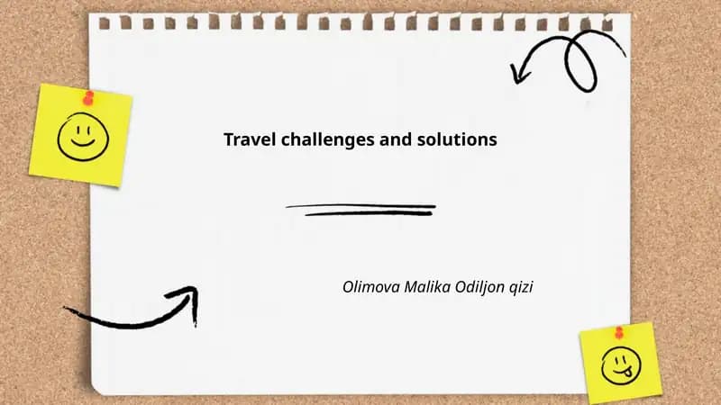 Travel challenges and solutions