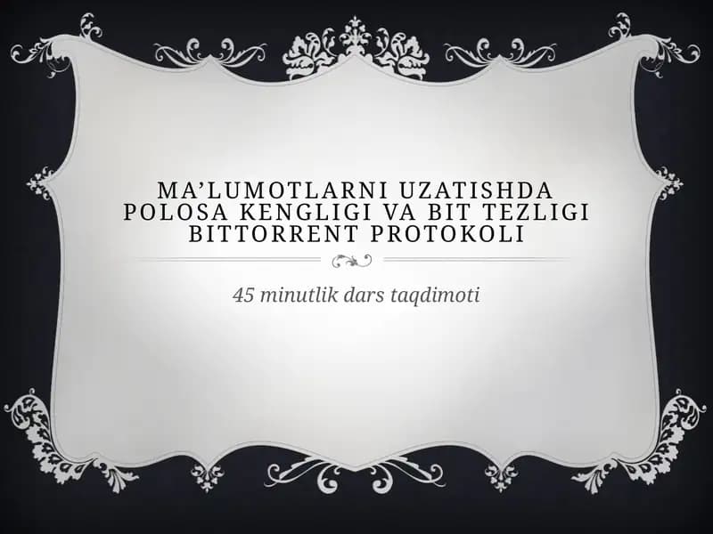 BitTorrent protokoli