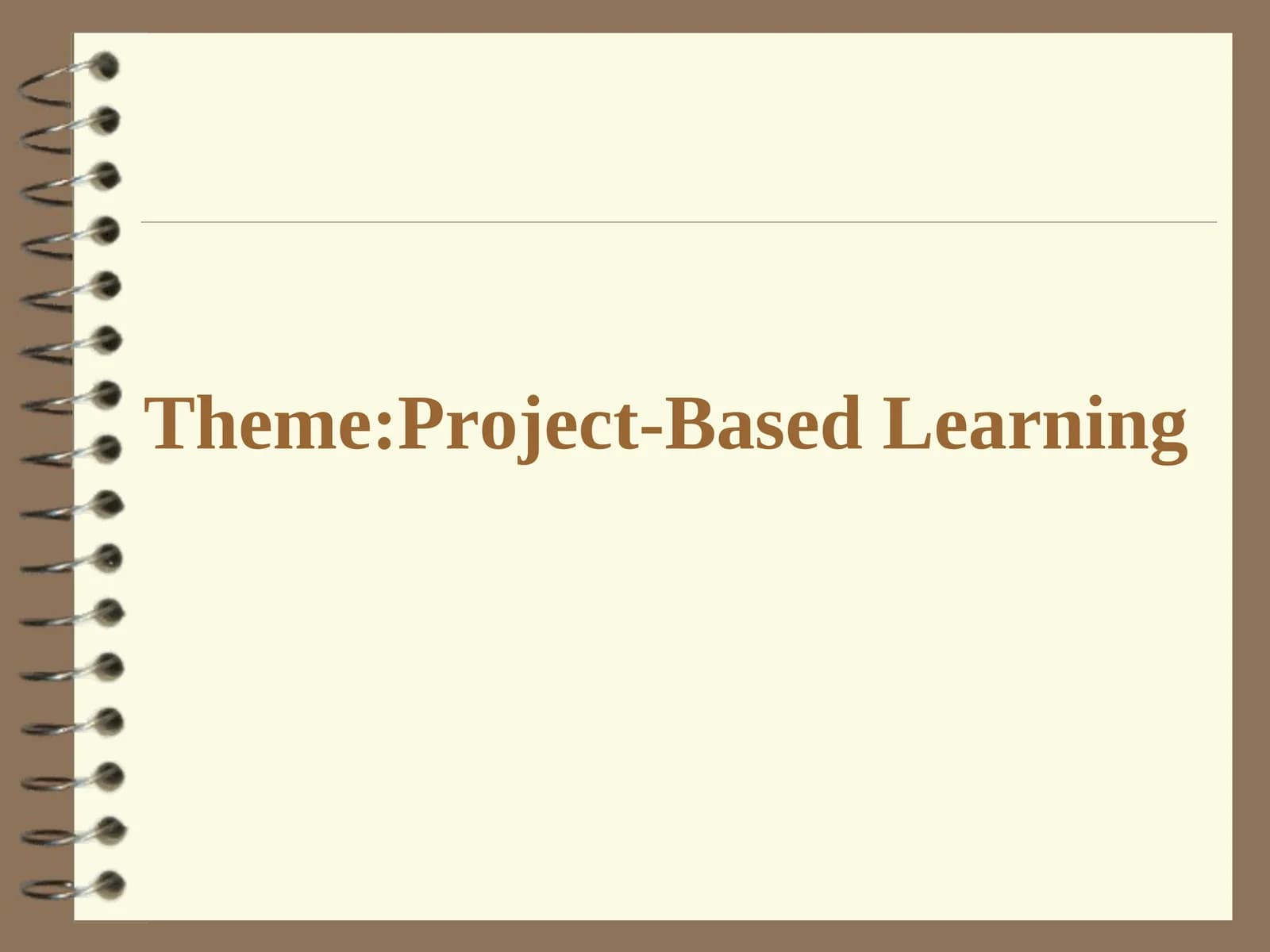 Project-Based Learning