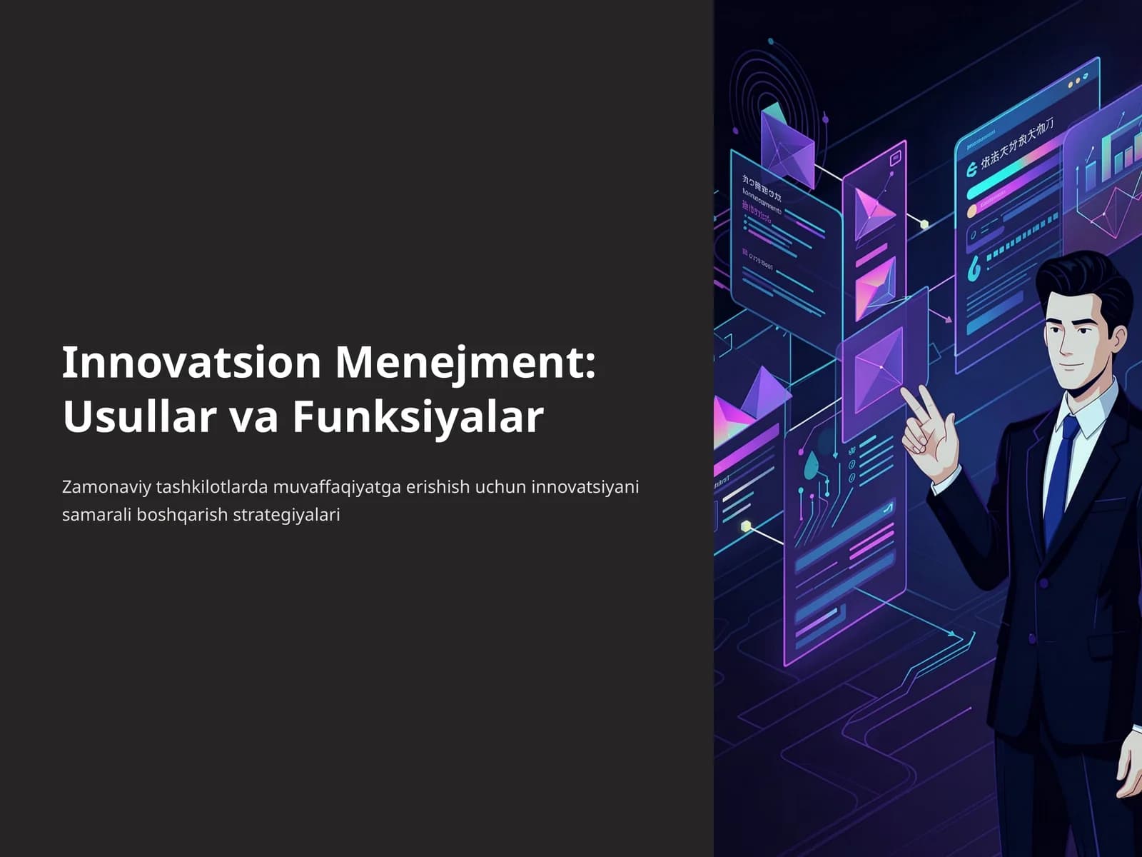 Innovatsion Menejment: Usullar va Funksiyalar