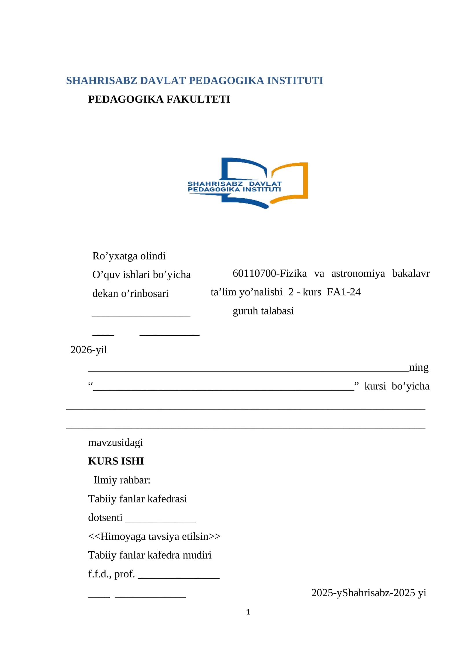 OPTIK SISTEMALAR VA ULARDAGI TASVIR NUQSONLARI mavzusida tayyor kurs ish sifatli
