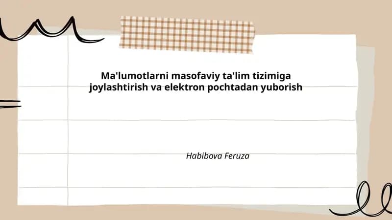 Ma'lumotlarni himoyalash choralari