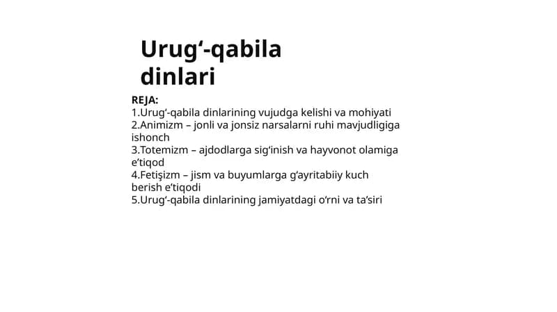 Urug‘-qabiladinlari