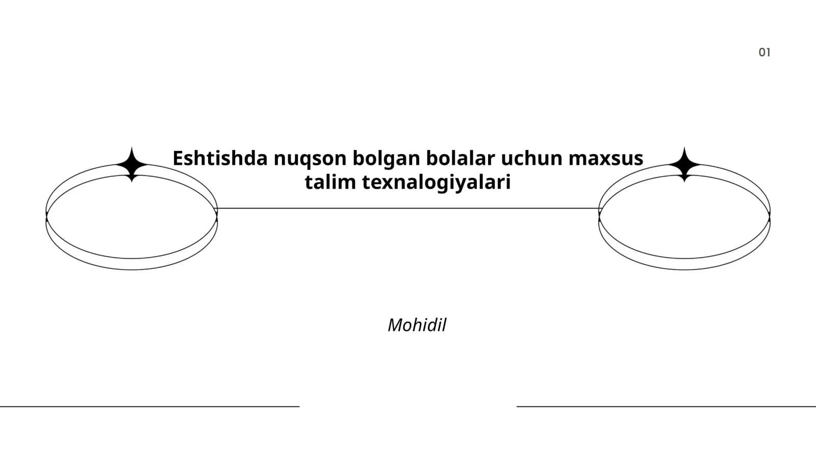 Eshtishda nuqson bolgan bolalar uchun maxsus talim texnalogiyalari