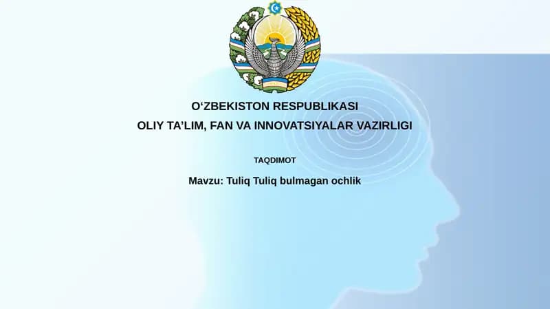 Ochlikning Sabablari, Oqibatlari va Ta'sirlari