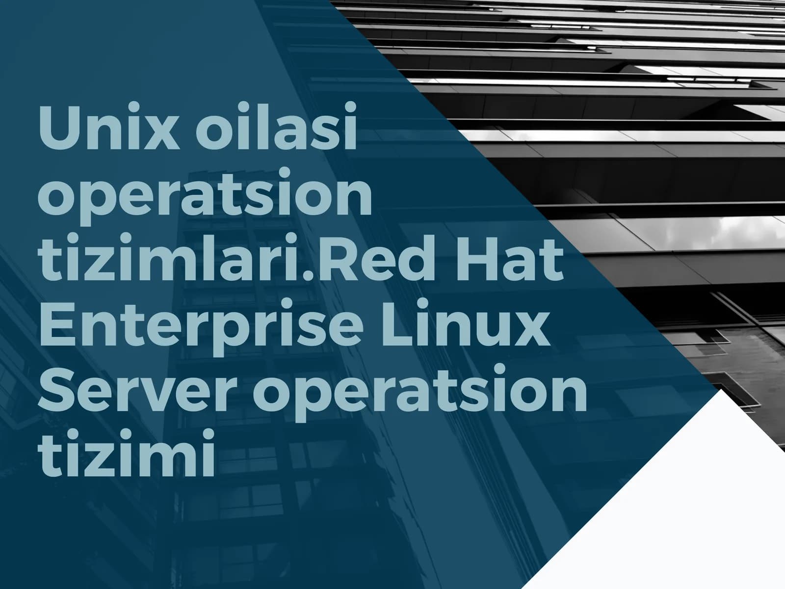 Unix operatsion tizimlari