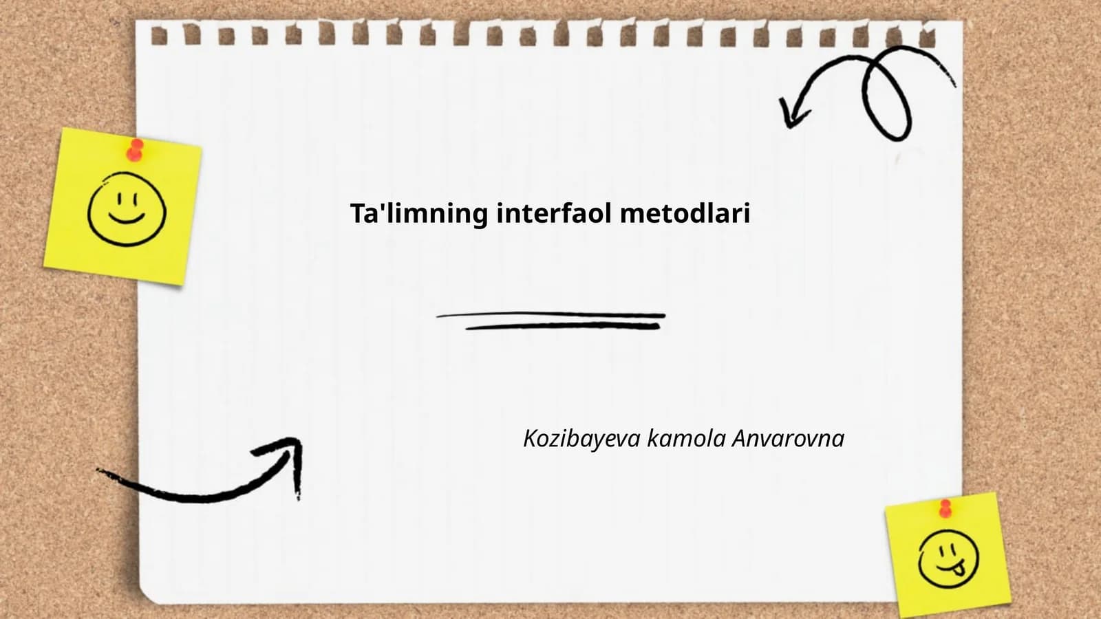 Ta'limning interfaol metodlari