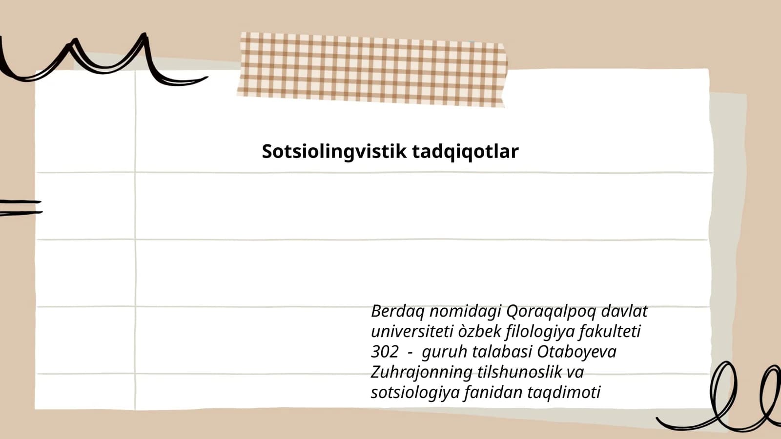Sotsiolingvistik tadqiqotlar