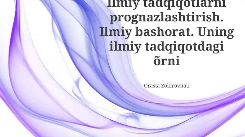Ilmiy bashoratning cheklashlari
