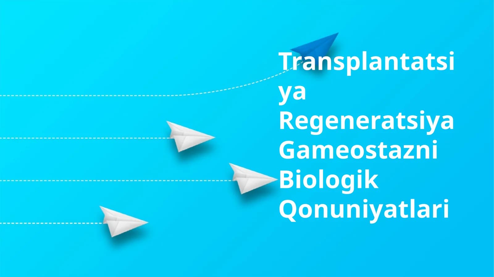 Transplantatsiya Regeneratsiya Gameostazni Biologik Qonuniyatlari