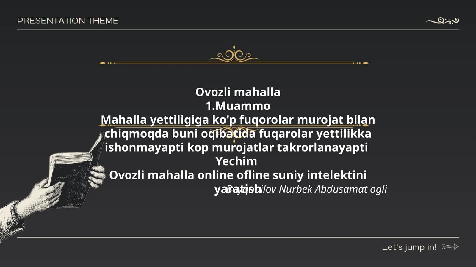 Ovozli mahalla