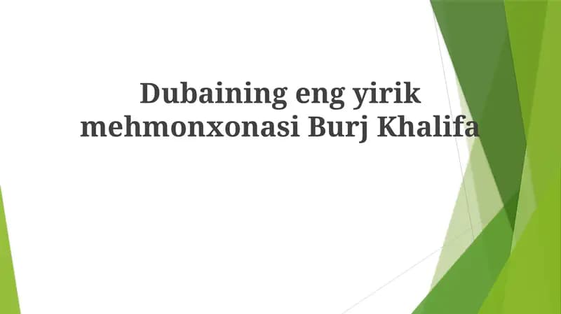 DubainingengyirikmehmonxonasiBurjKhalifa
