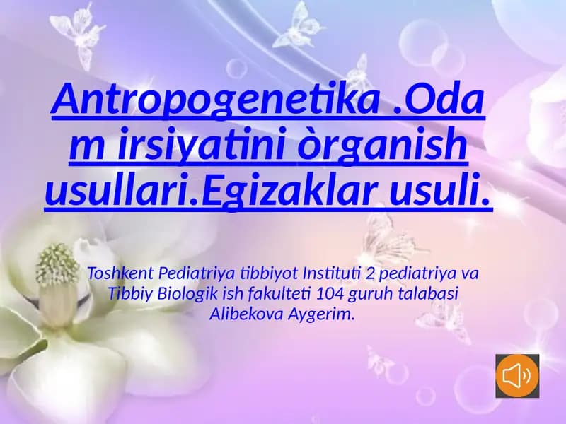 Antropogenetika