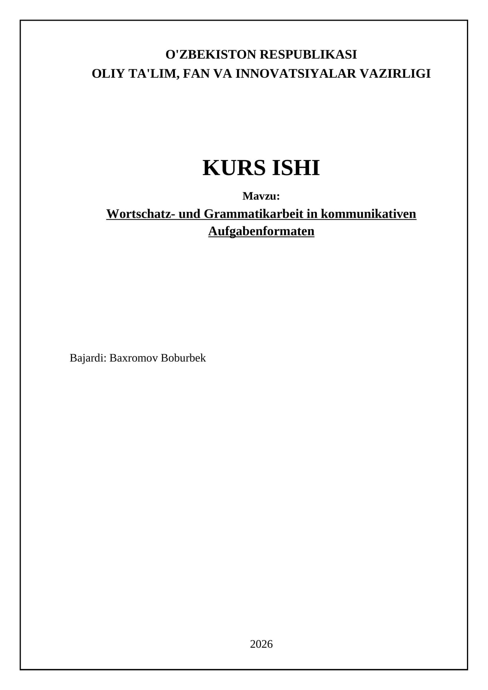 Wortschatz- und Grammatikarbeit in kommunikativen Aufgabenformaten