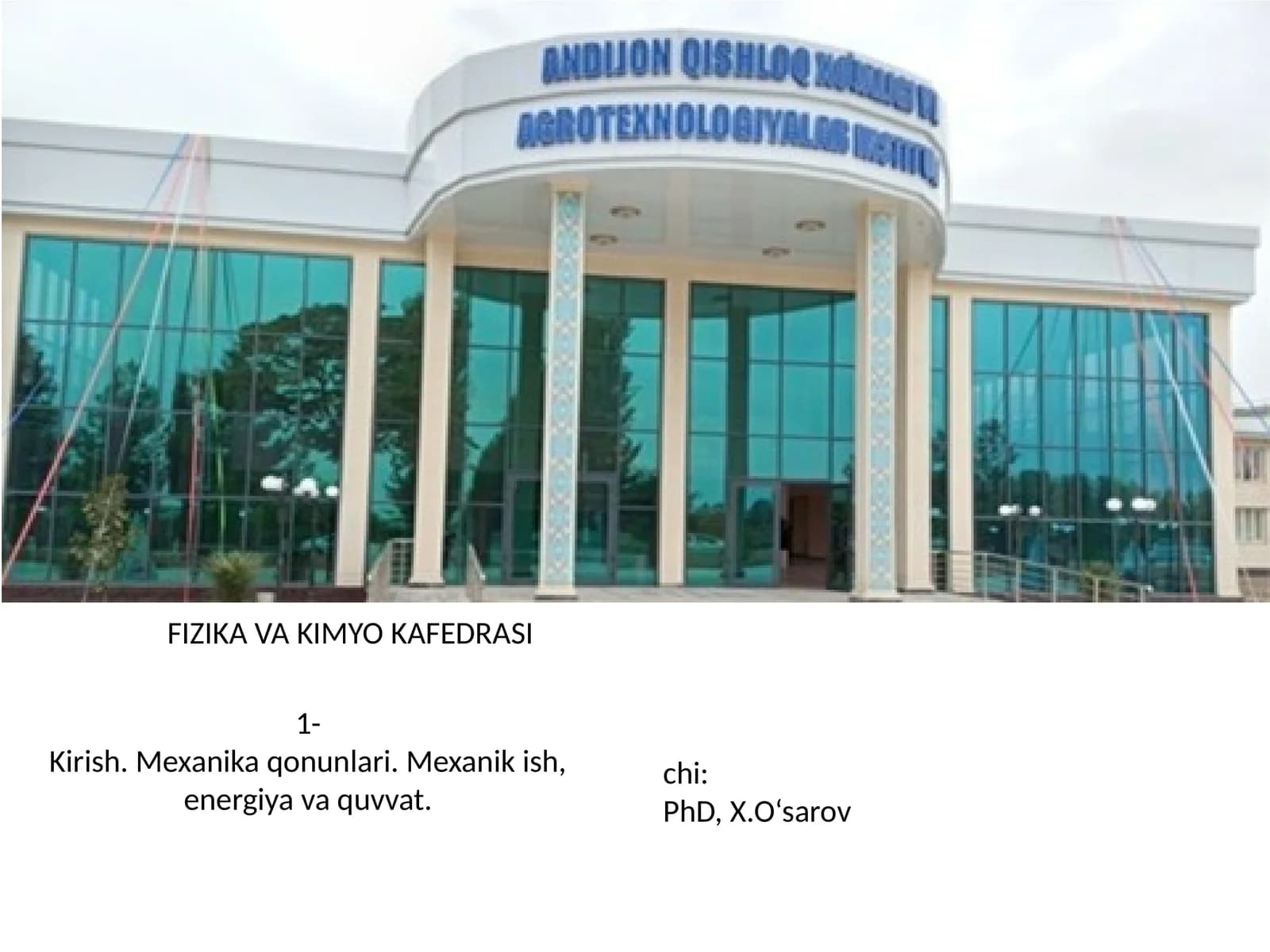 Mеxanika qonunlari