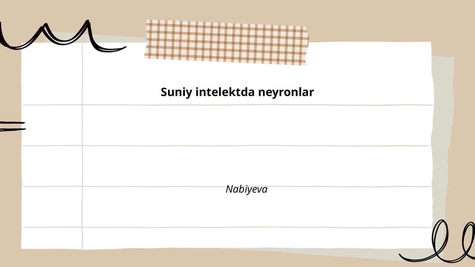 Suniy intelektda neyronlar