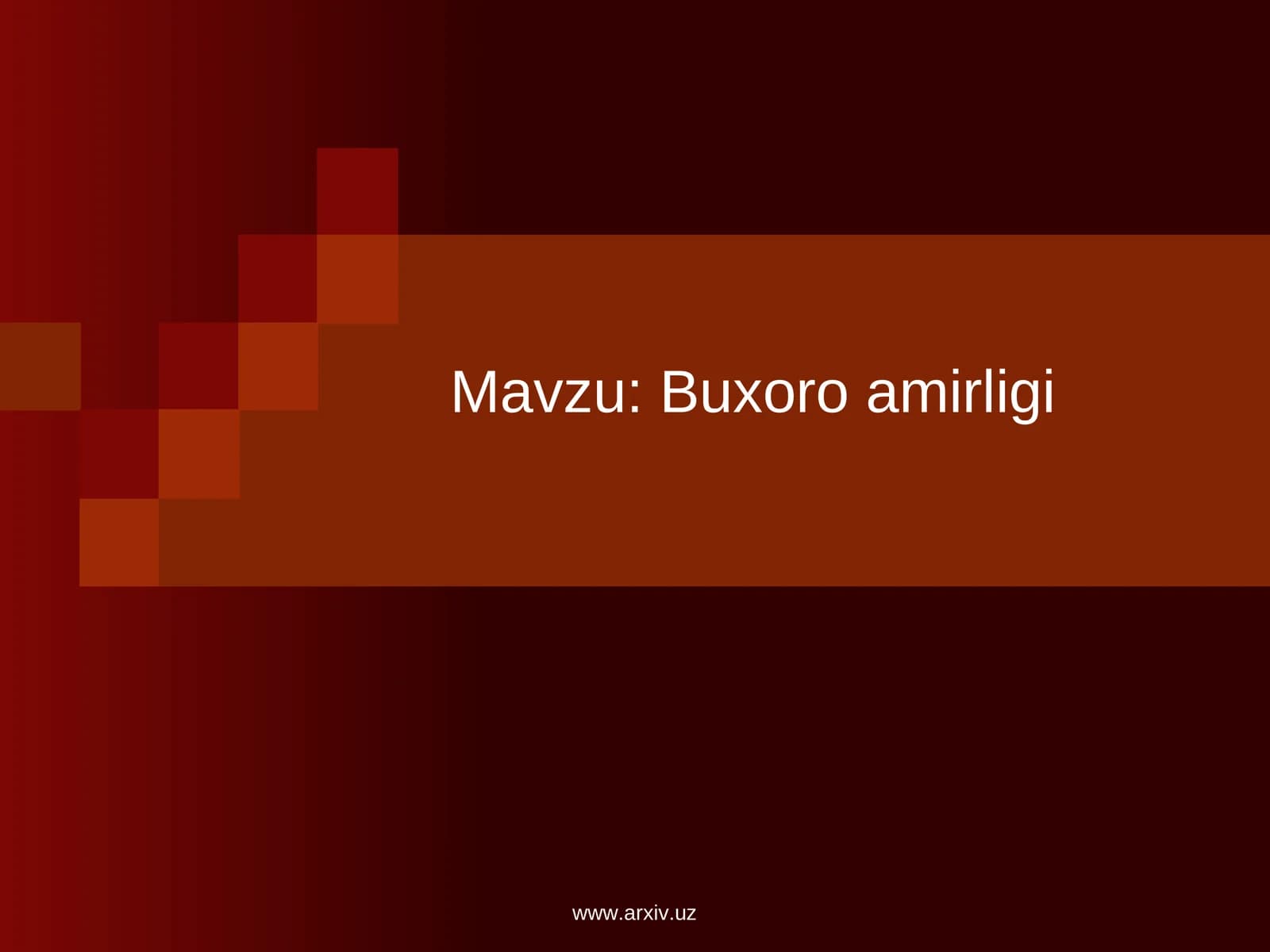 Buxoro amirligi