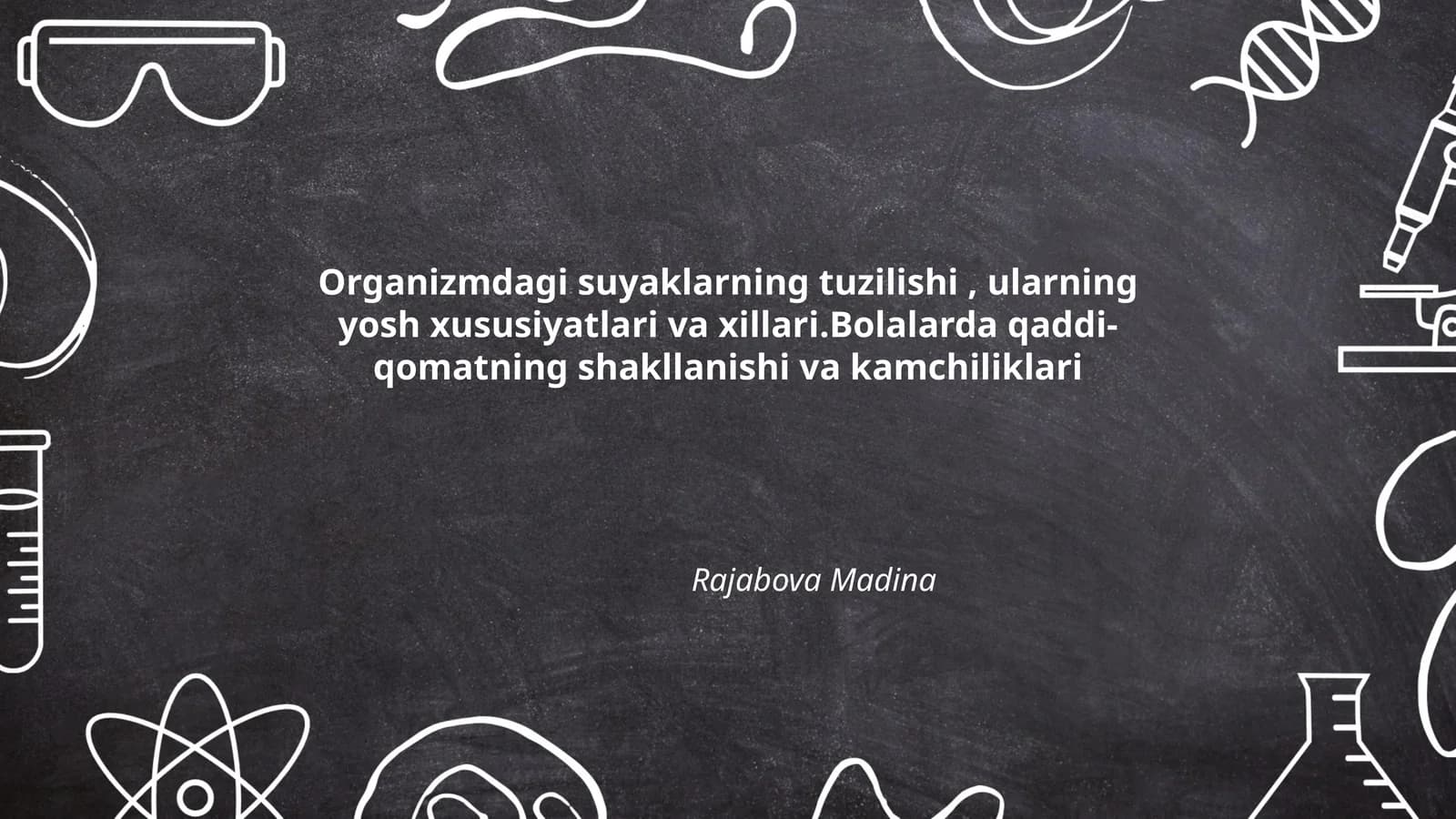 Suyaklarning tuzilishi va xillari