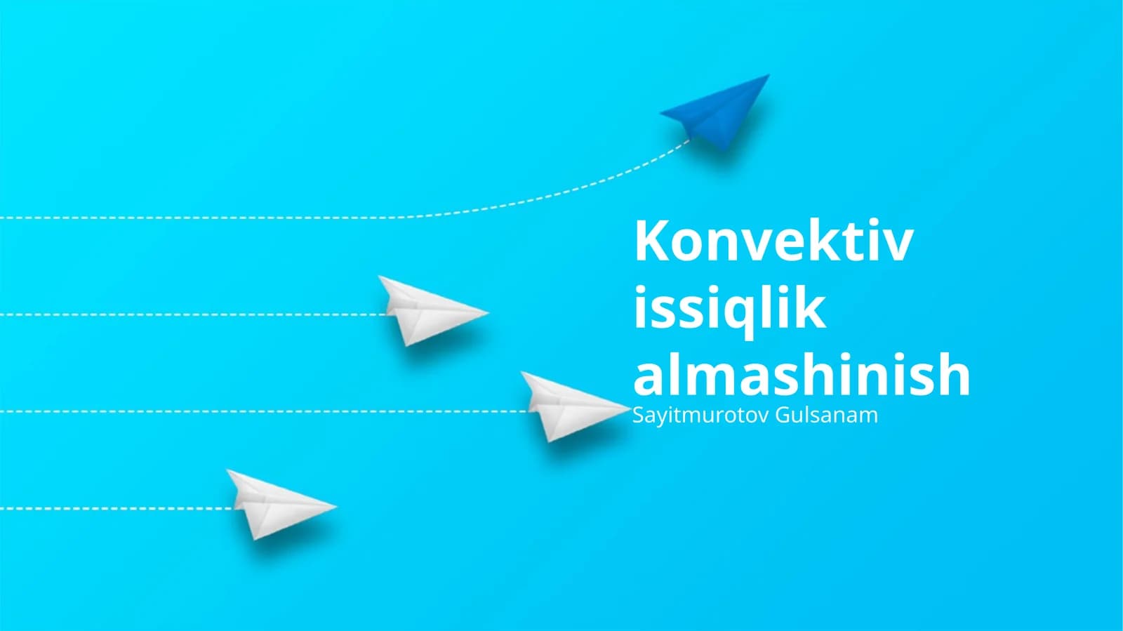 Konvektiv issiqlik almashinish