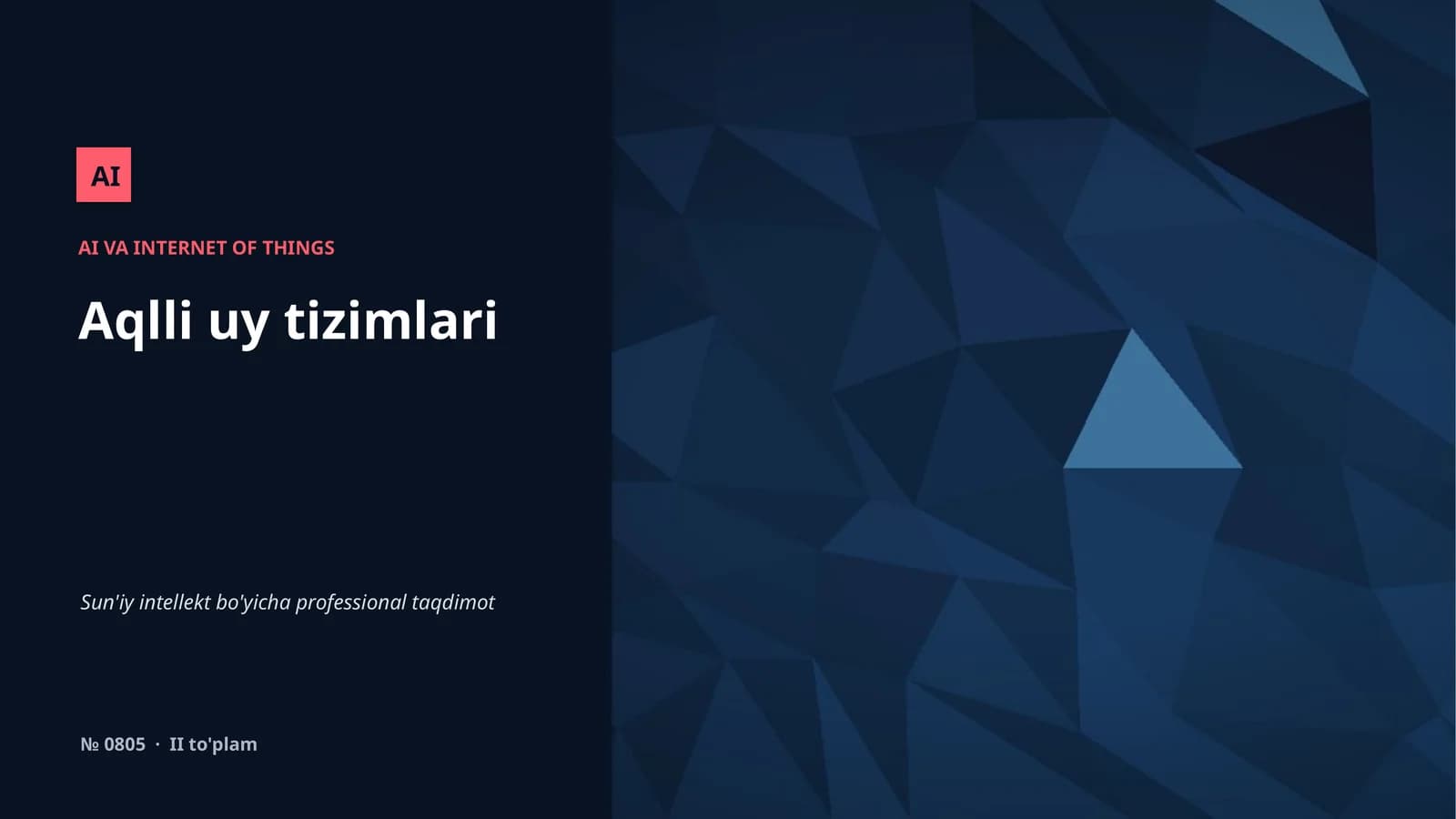 Aqlli uy tizimlari