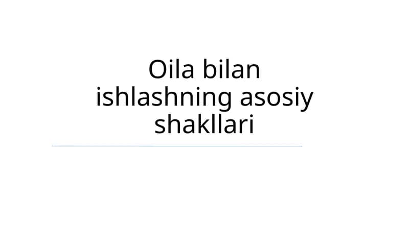 Mahsulotlarning qayta ishlash usullari