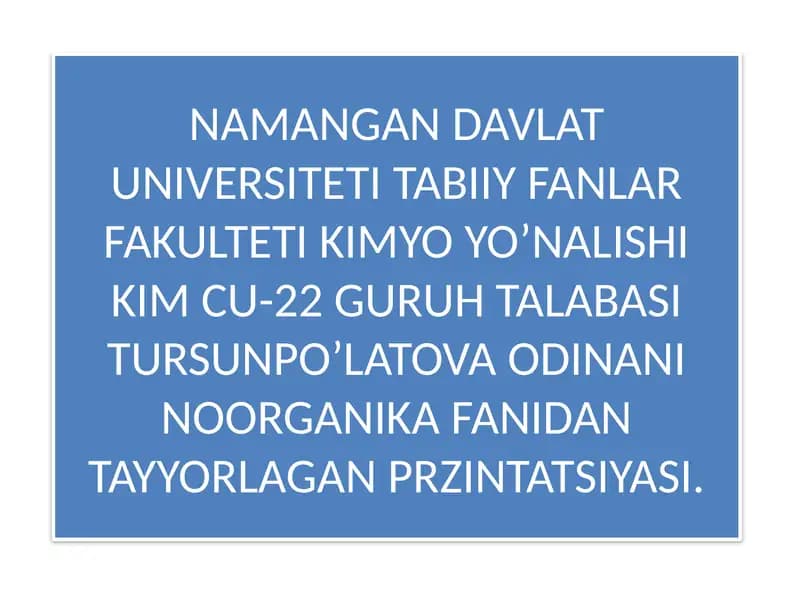 IX Guruh Elementini Olinishi