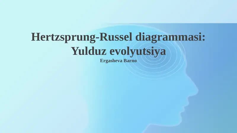 Hertzsprung-Russel diagrammasi