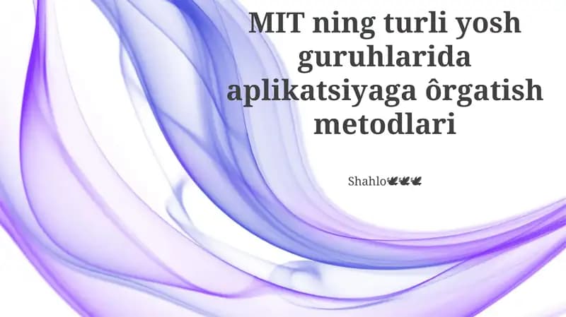 MIT da o'yinlashtirilgan o'qitish