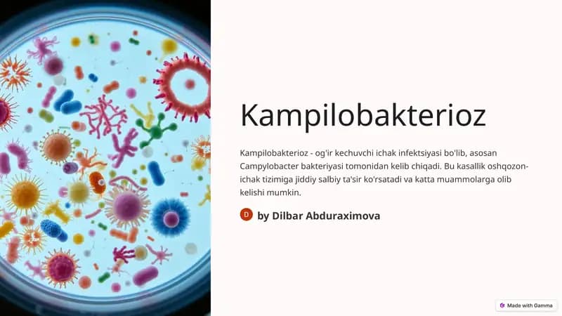 Kampilobakterioz