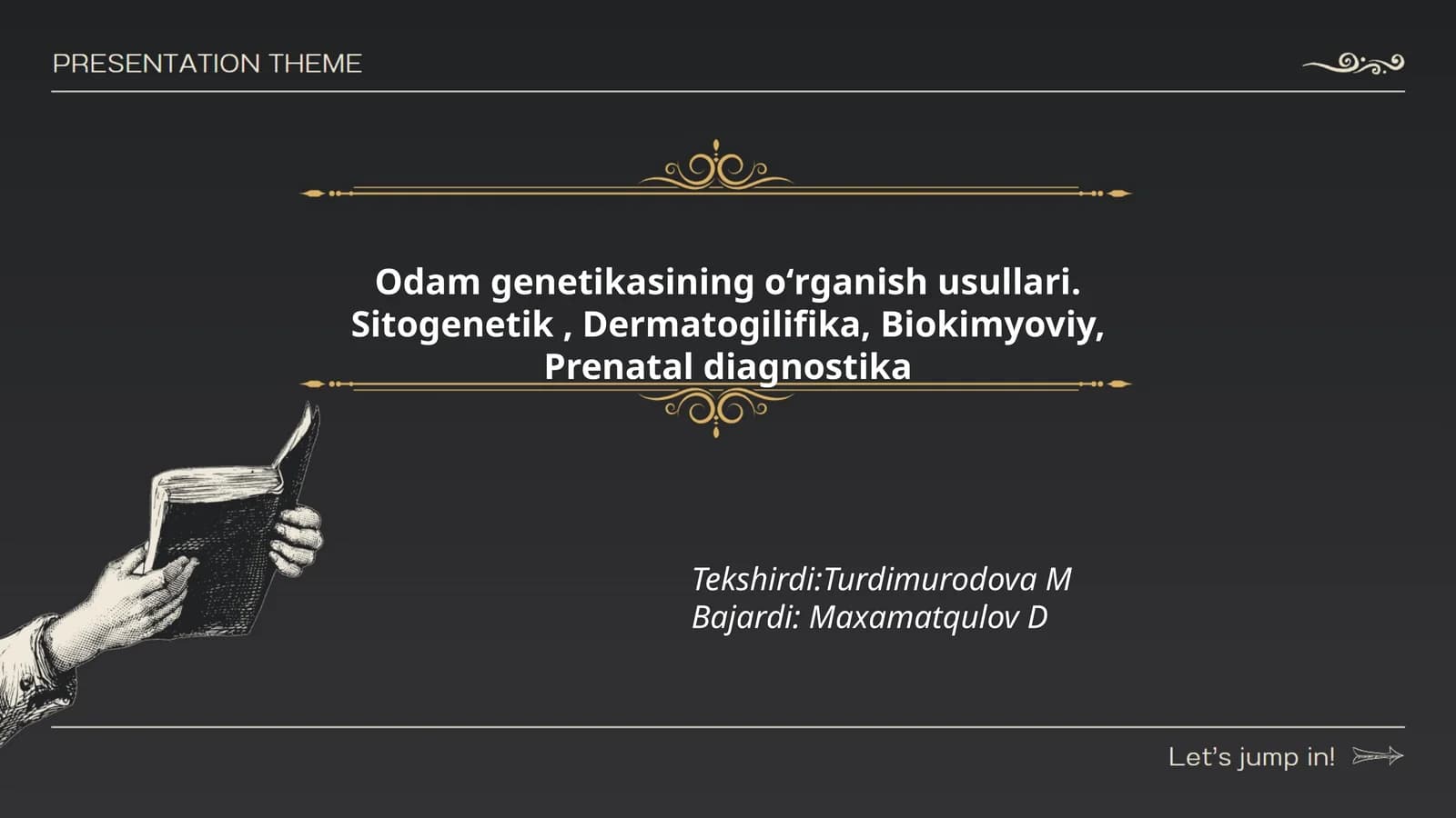 Odam genetikasining oʻrganish usullari