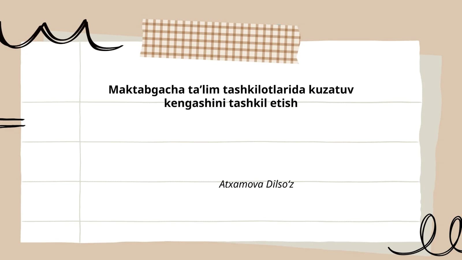 Kuzatuv kengashi tashkiloti
