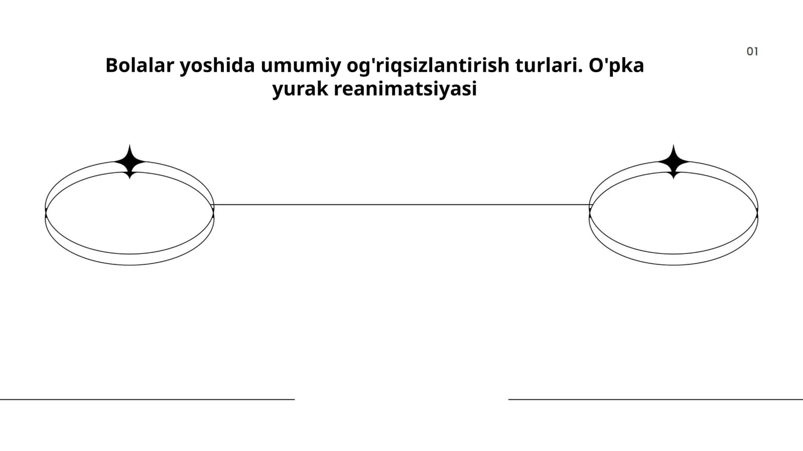 Bolalar yoshida umumiy og'riqsizlantirish turlari. O'pka yurak reanimatsiyasi