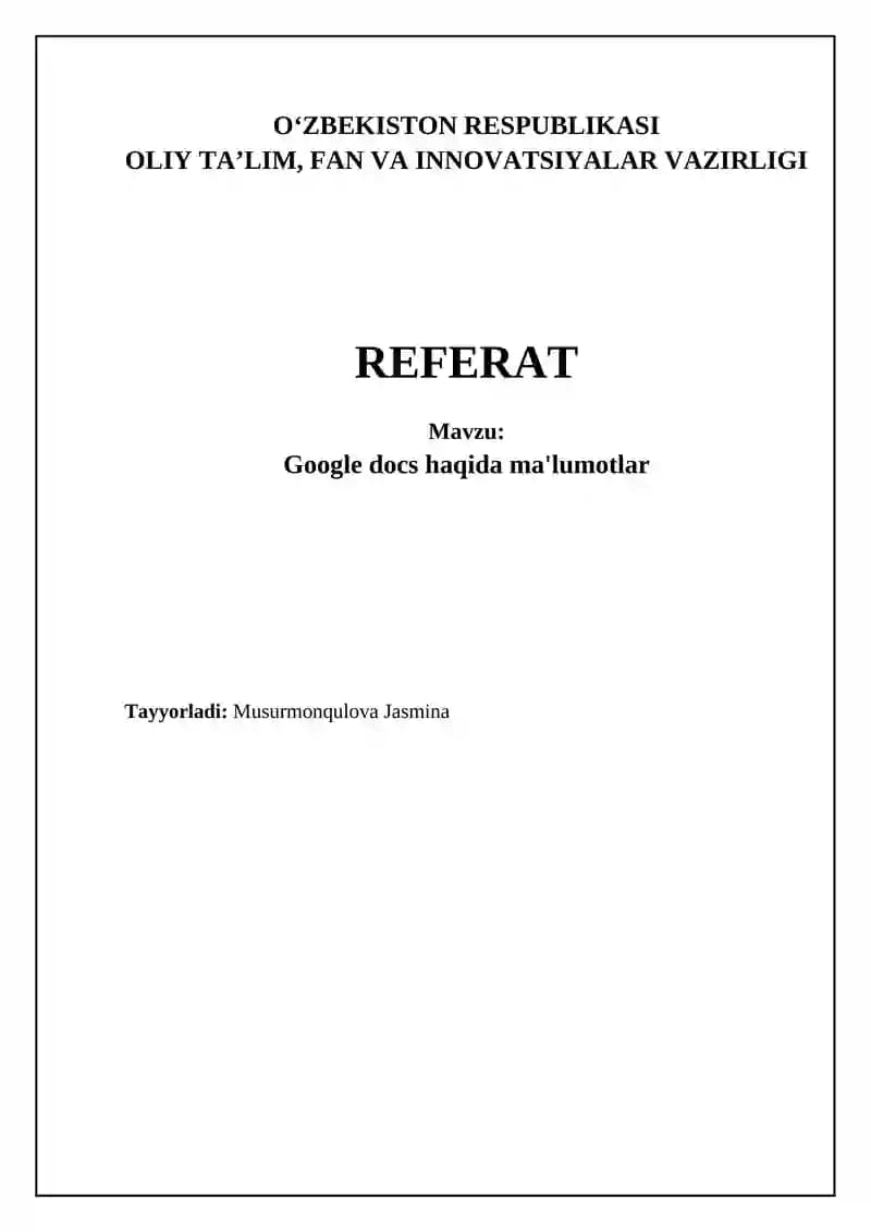 Google Docs