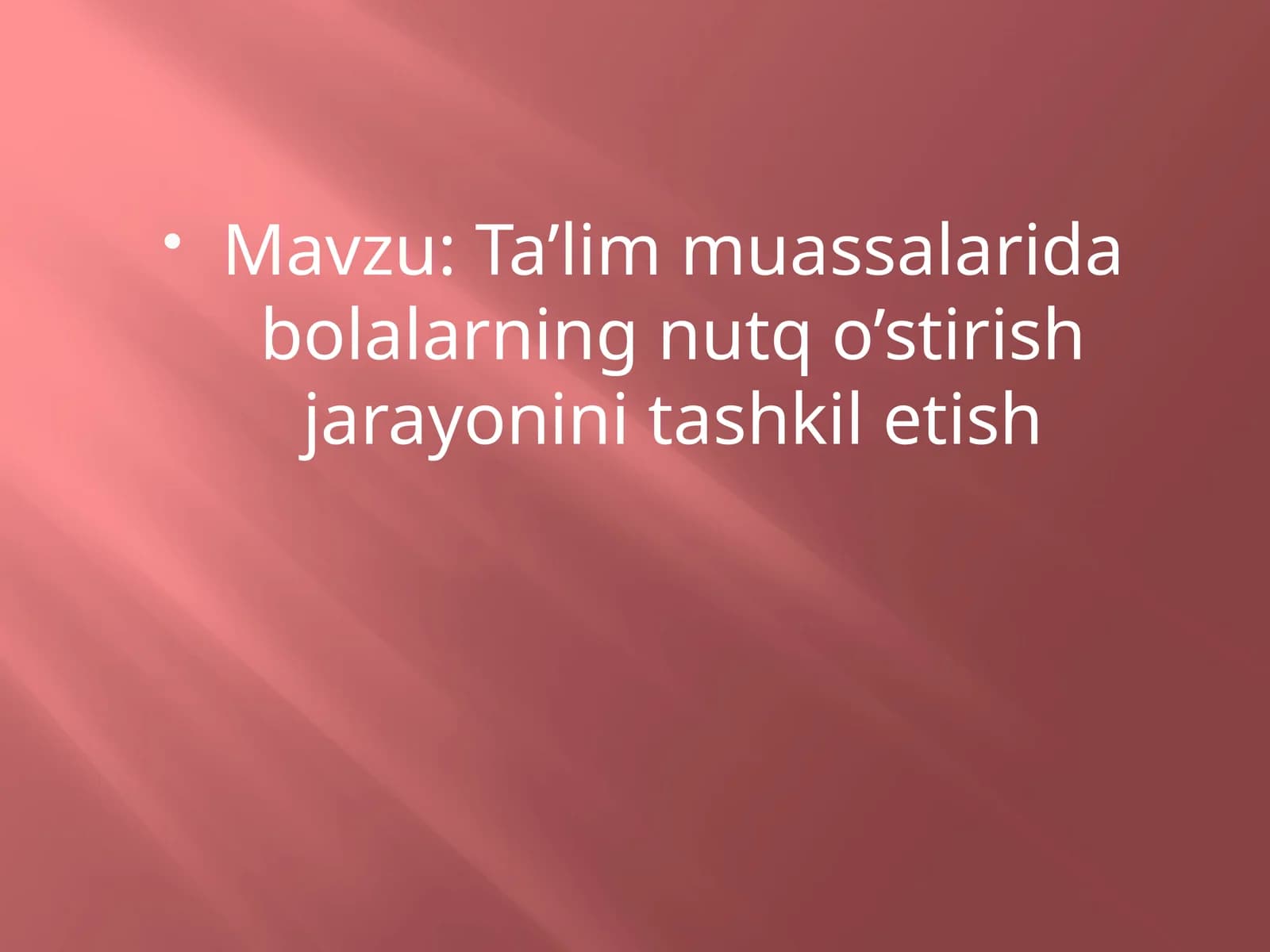 Ta’lim muassalari