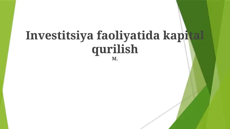 Kapital qurilish
