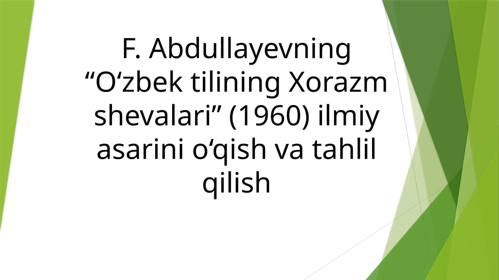 O‘zbek tilining Xorazm shevalari