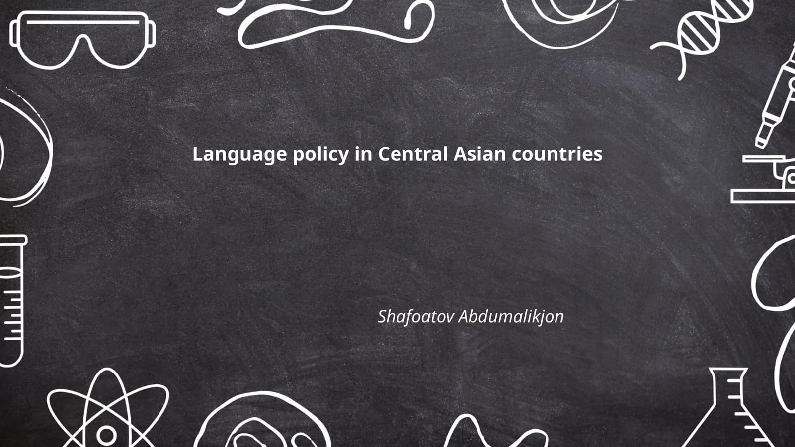 Language policy in Central Asian countries