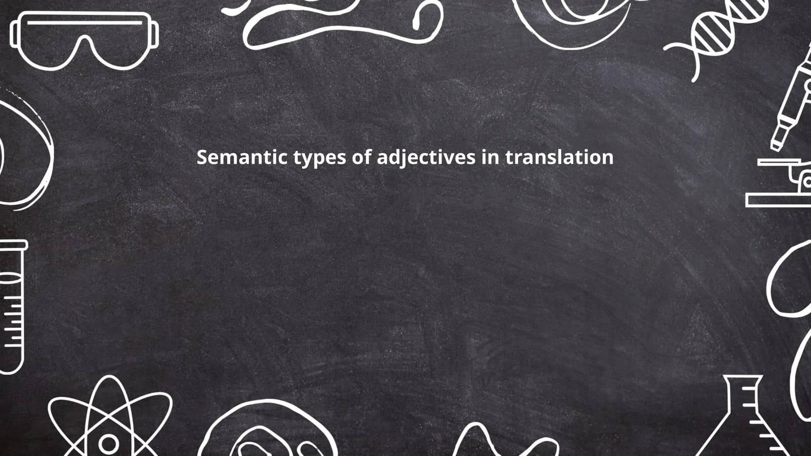 Semantic types of adjectives in translation
