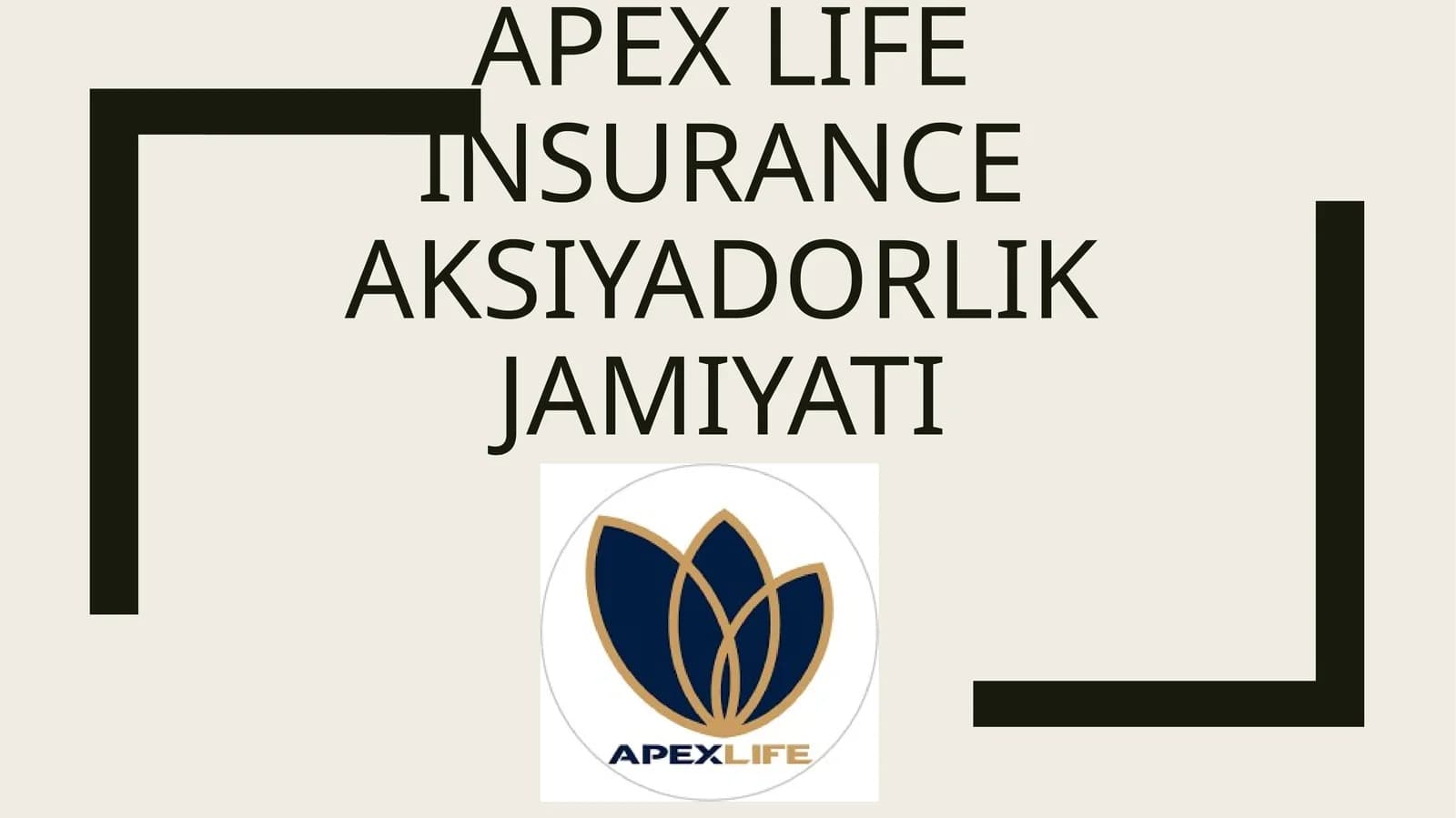 «Apex Life Insurance» AJ корхонаси асосий кўрсаткичлари