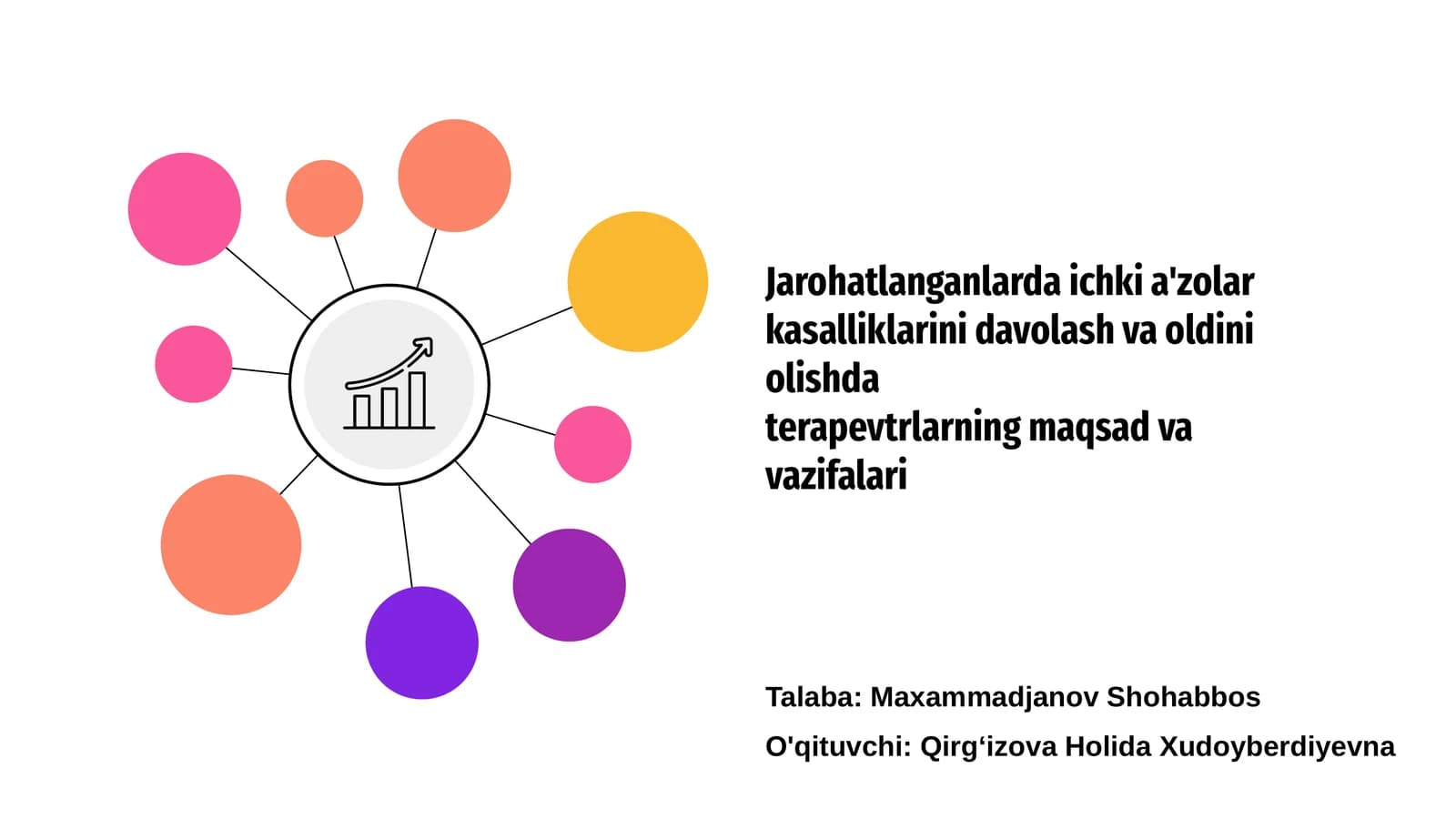 Jarohatlanganlarda Ichki A'zolar Kasalliklarini Davolash va Oldini Olishda Terapevtrlarning Maqsad va Vazifalari