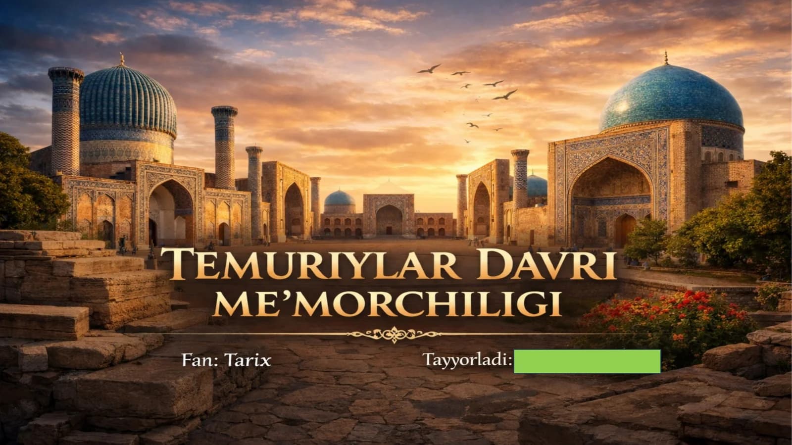 Temuriylar davri me'morchiligi