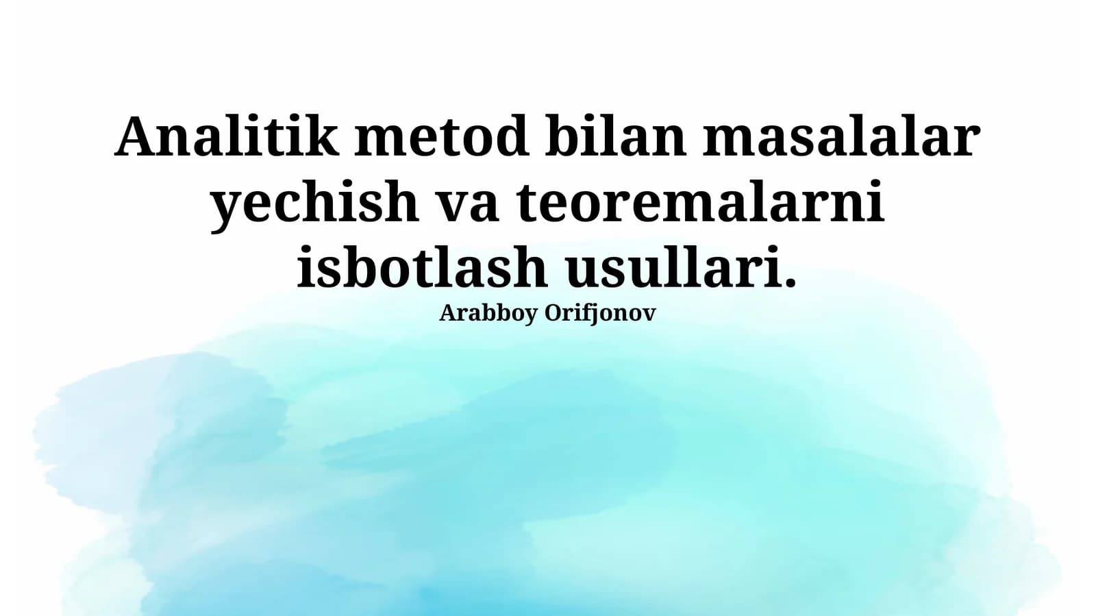Vektor analizi