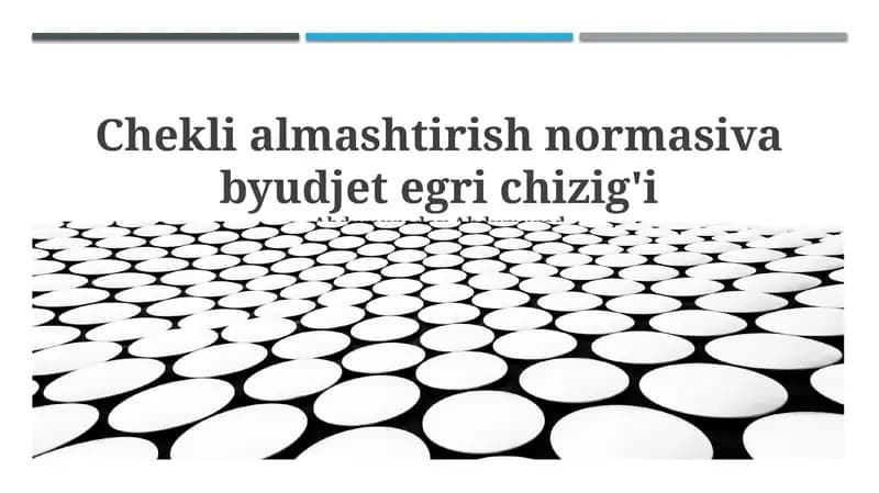 Marginal almashtirish normasiva byudjet egri chizig'i