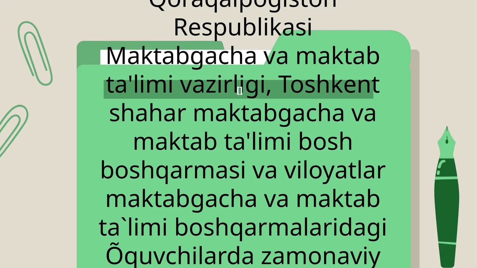 Zamonaviy ko‘nikmalarni shakllantirishning asosiy prinsiplari