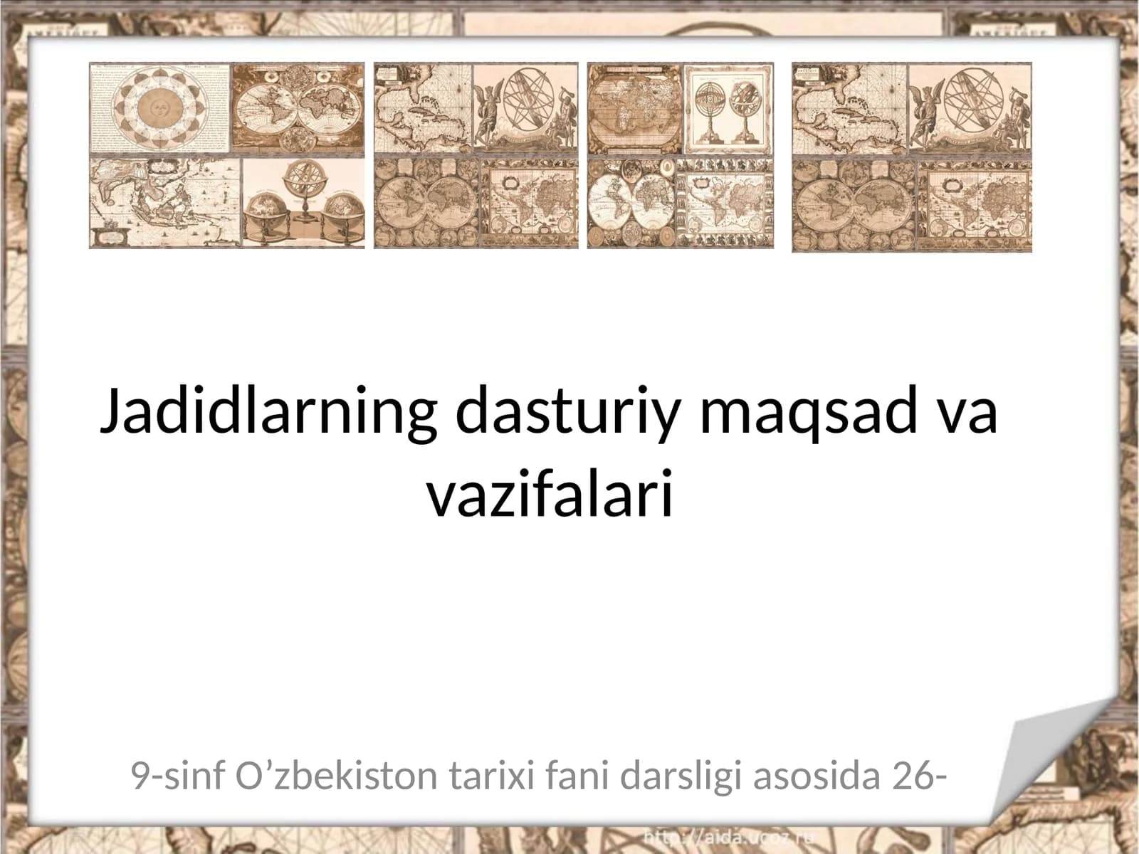 Jadidlarning dasturiy maqsad va vazifalari
