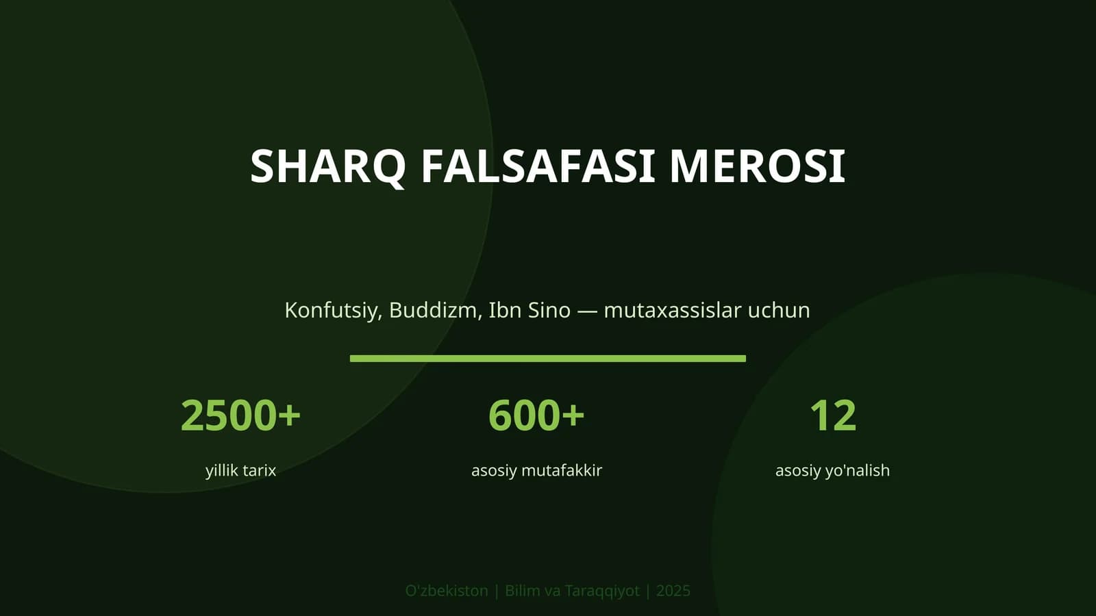 SHARQ FALSAFASI MEROSI