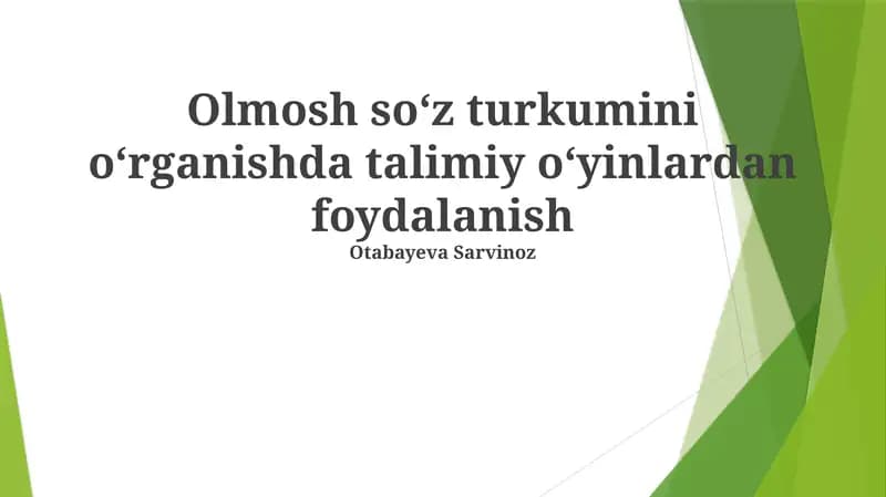 Olmosh qo‘shtirnoqlari