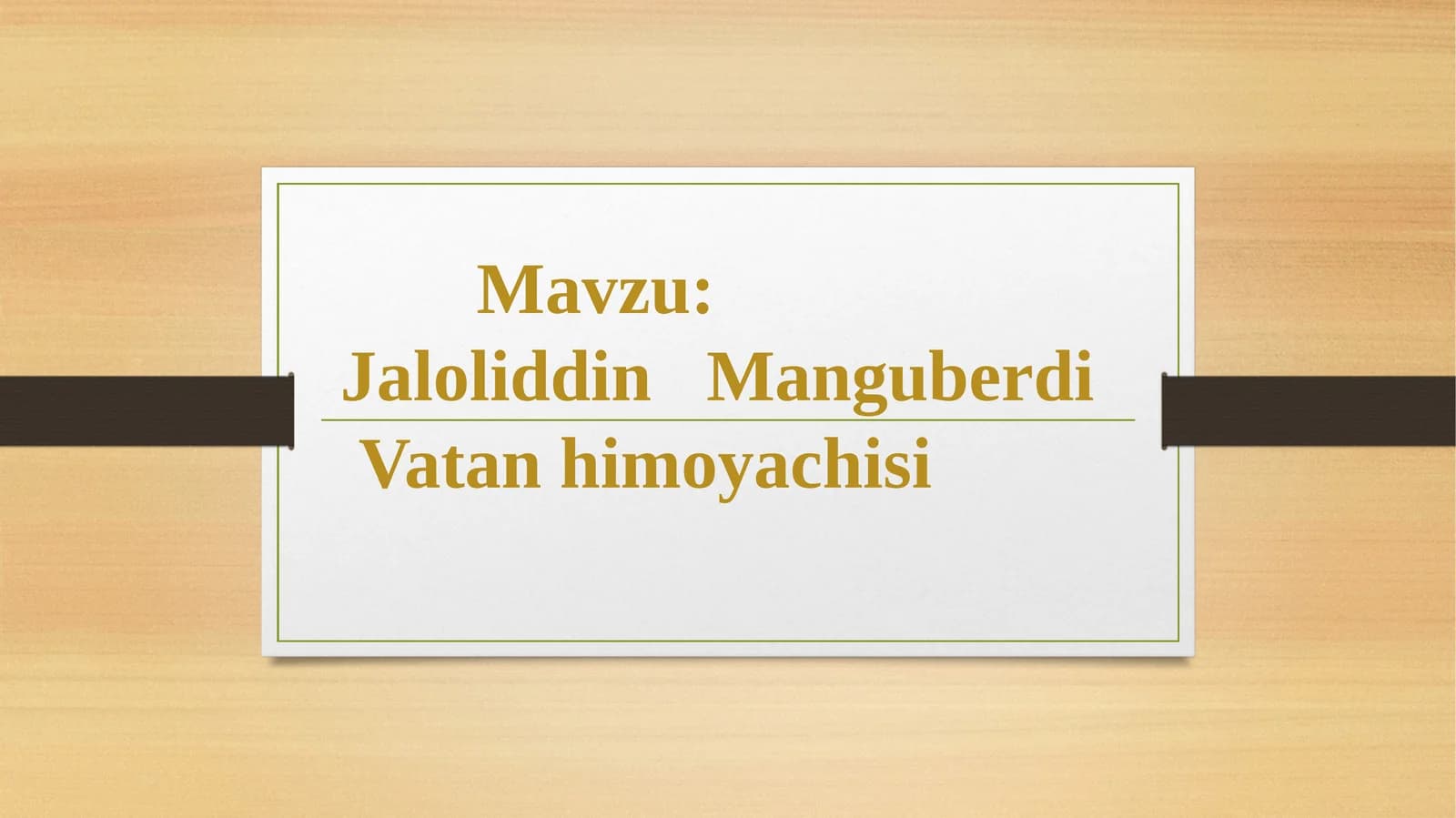 Jaloliddin Manguberdi