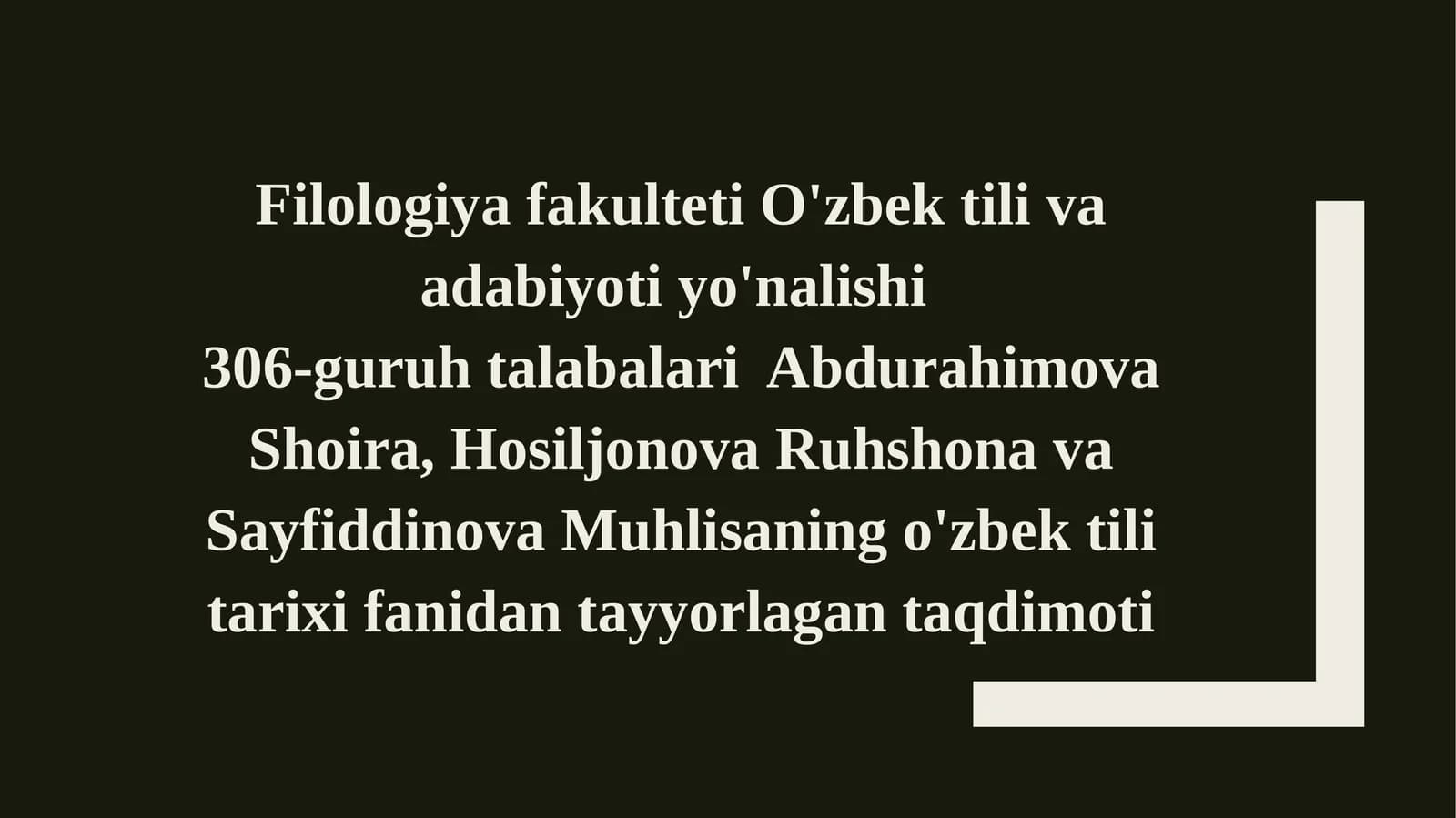 Eski oʻzbek adabiy tili (XIV-XIX) davri fonetikasi