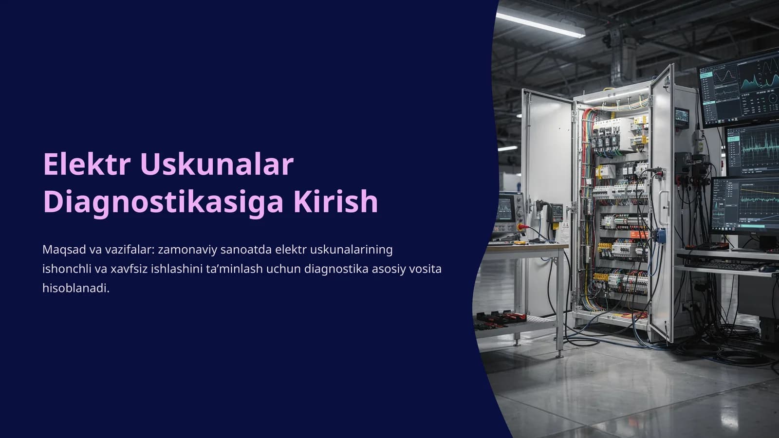 Elektr Uskunalar Diagnostikasiga Kirish